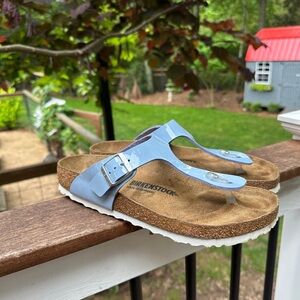 Birkenstock Blue Sandals Like new